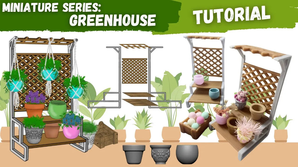 Miniature Greenhouse Tutorial