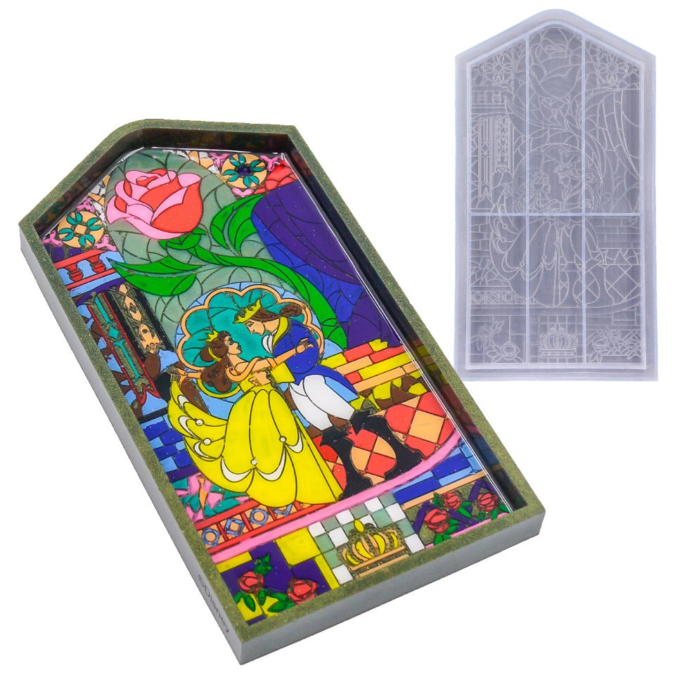 Disney Beauty And The Beast Resin Craft Box