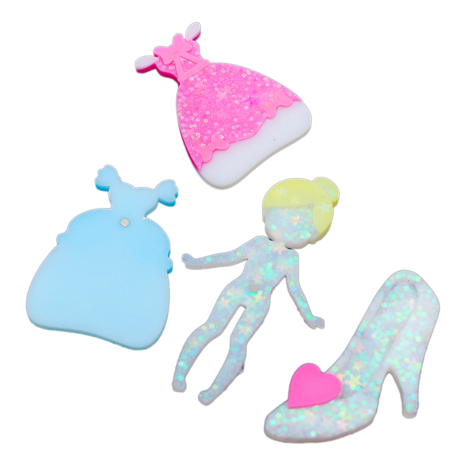 Disney Cinderella Doll & Dress Silicone Mold
