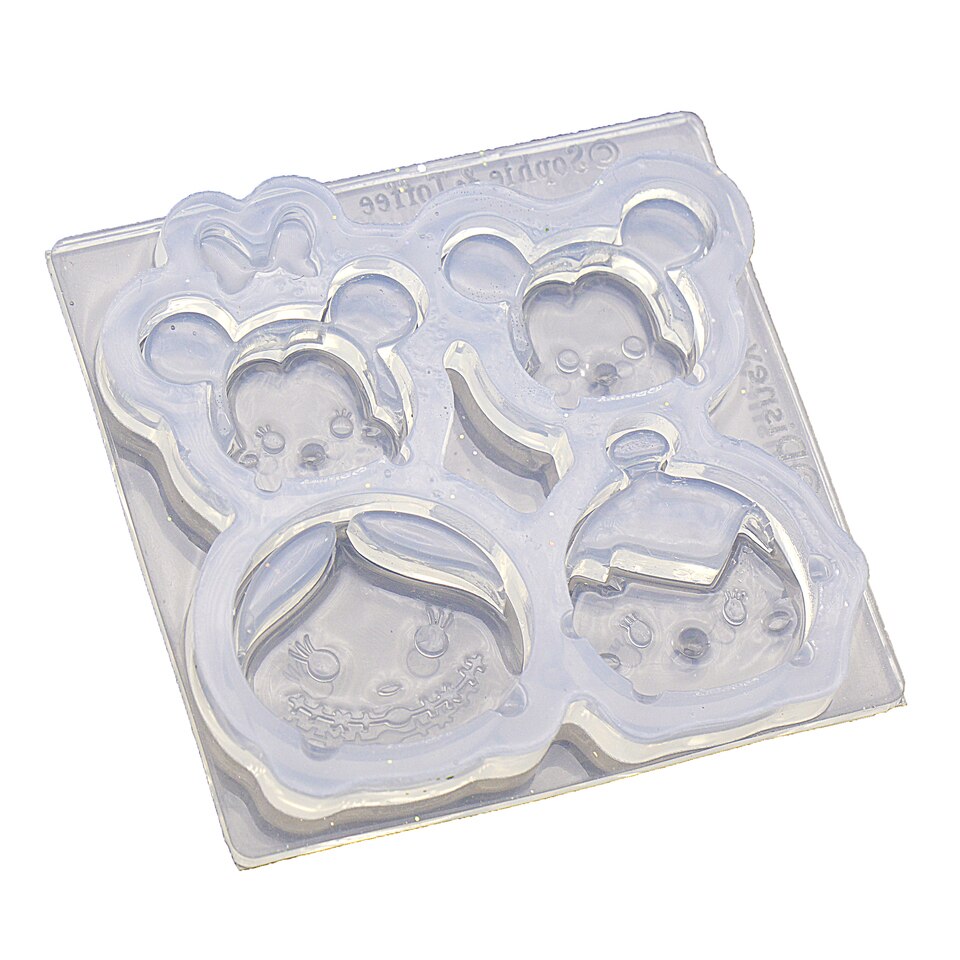 Disney Mickey Minnie Tsum Tsum Shaker Silicone Mold
