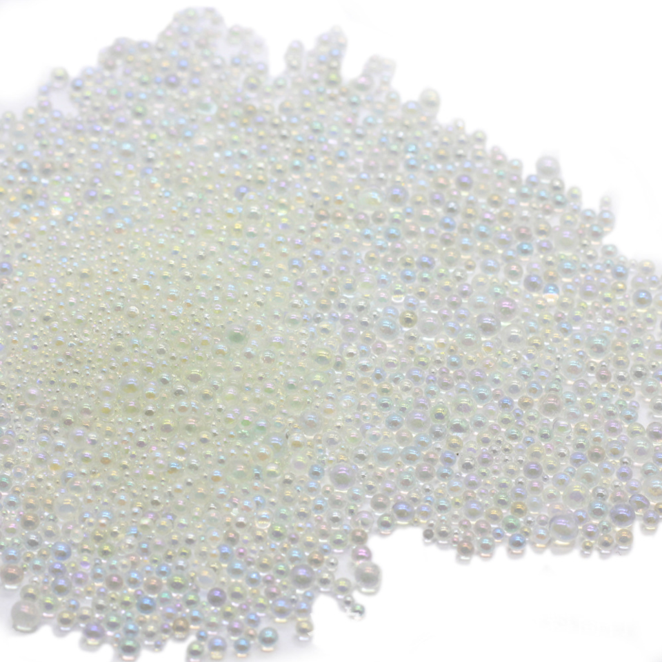 Iridescent Water Bubbles Mermaid Beads Water Bubble Beads in AB Clear