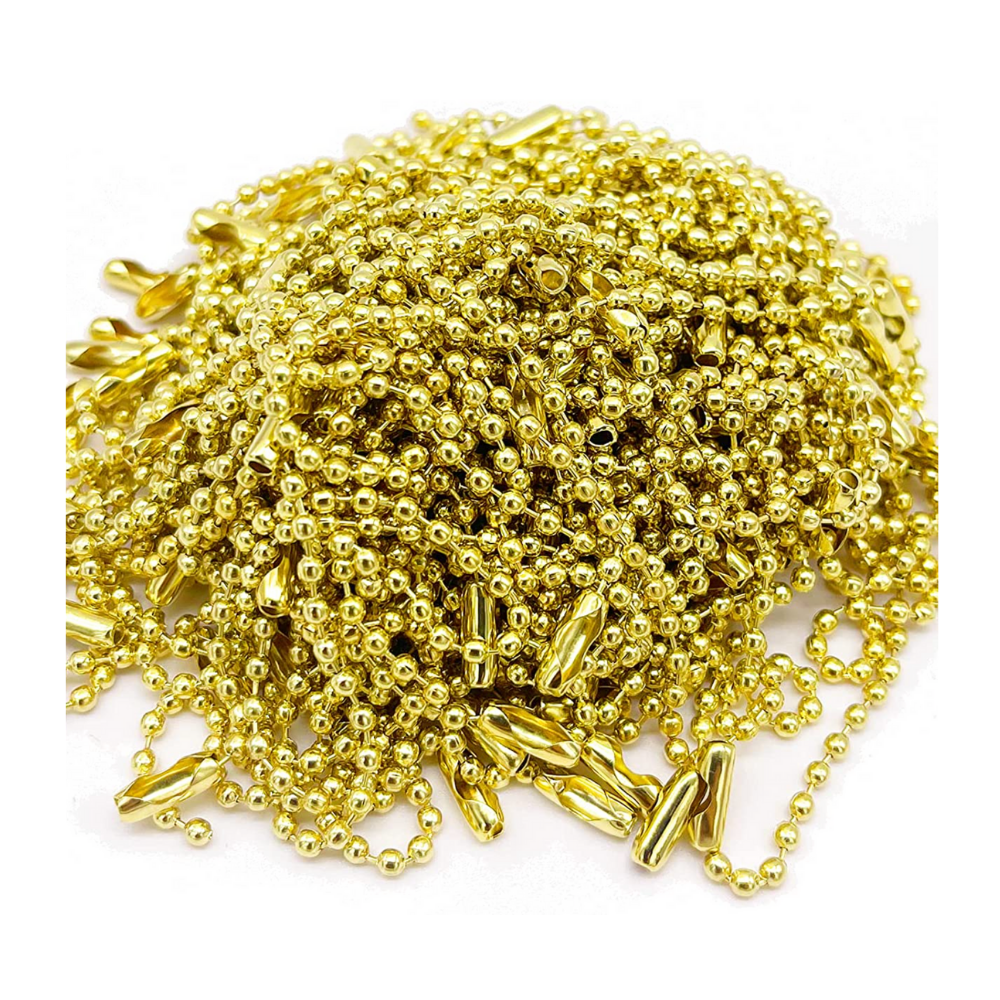 Golden Ball Chains Ball Chain Necklace Ball Chain Connectors Ball