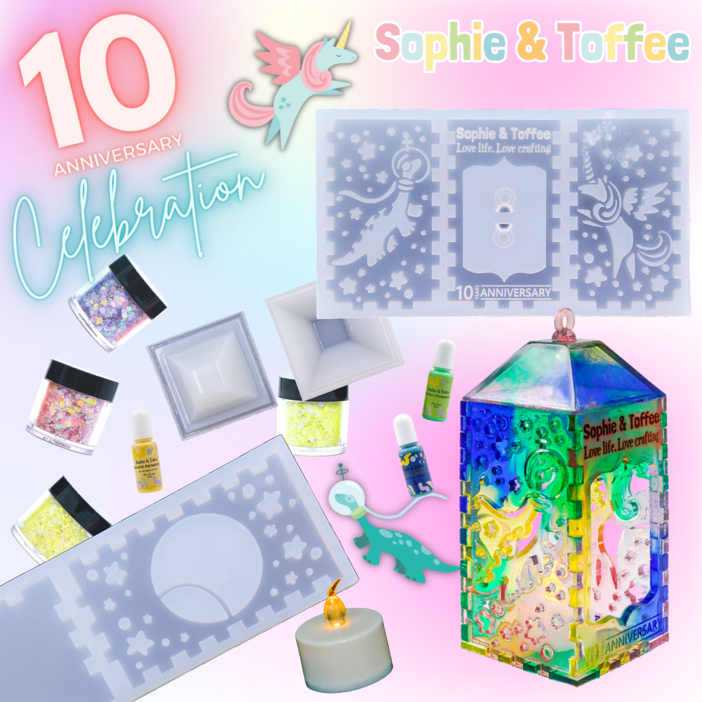 S&T 10 Years Anniversary Lantern Resin Box Tutorials