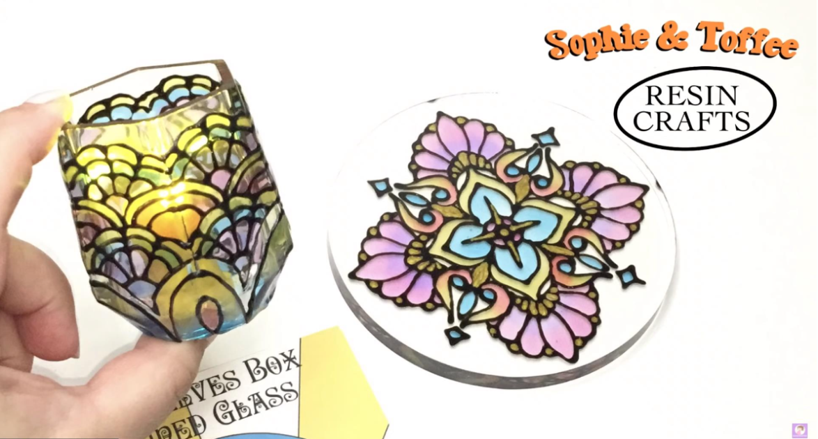 Resin Stained Glass Tutorial (April Elves Box)