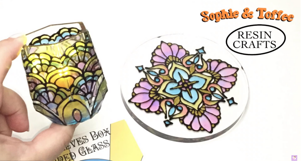 Resin Stained Glass Tutorial (April Elves Box)