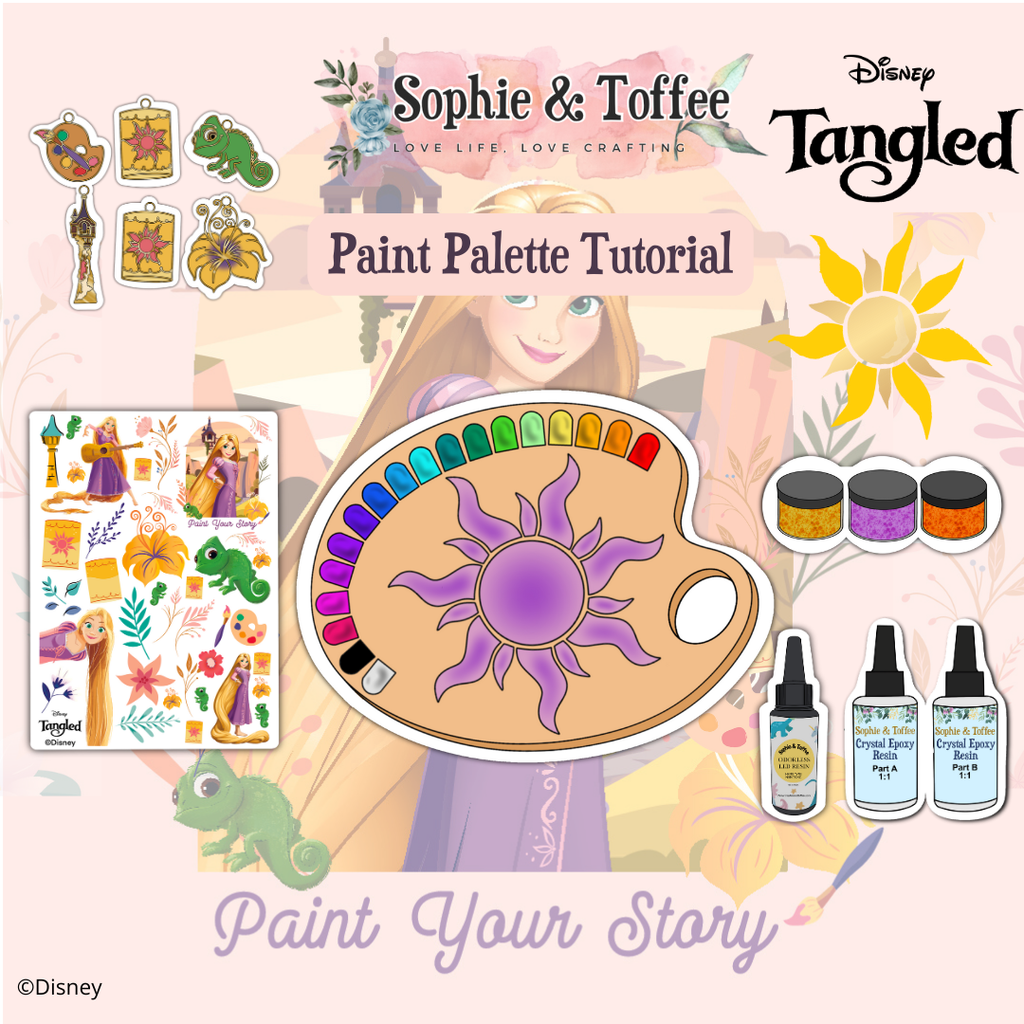 Disney Tangled Paint Palette Tutorial