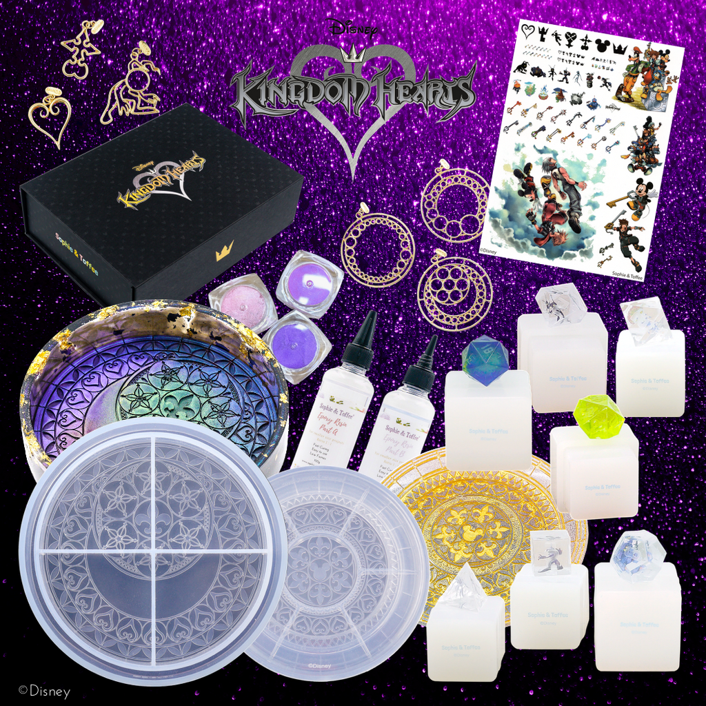 Kingdom Hearts Resin Craft Box V2 Tutorials (Stained Glass Dice Edition)