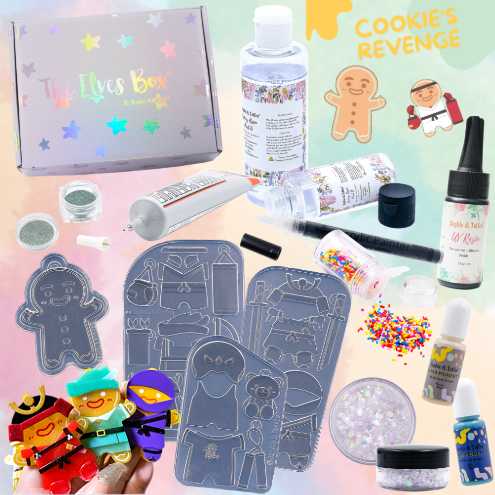 Cookie's Revenge Box Resin Tutorials (March Elves Box)