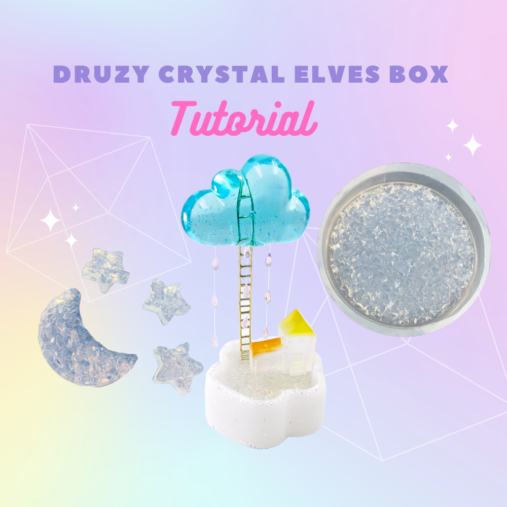 Crystal Druzy Box Craft Tutorials (October Elves Box)