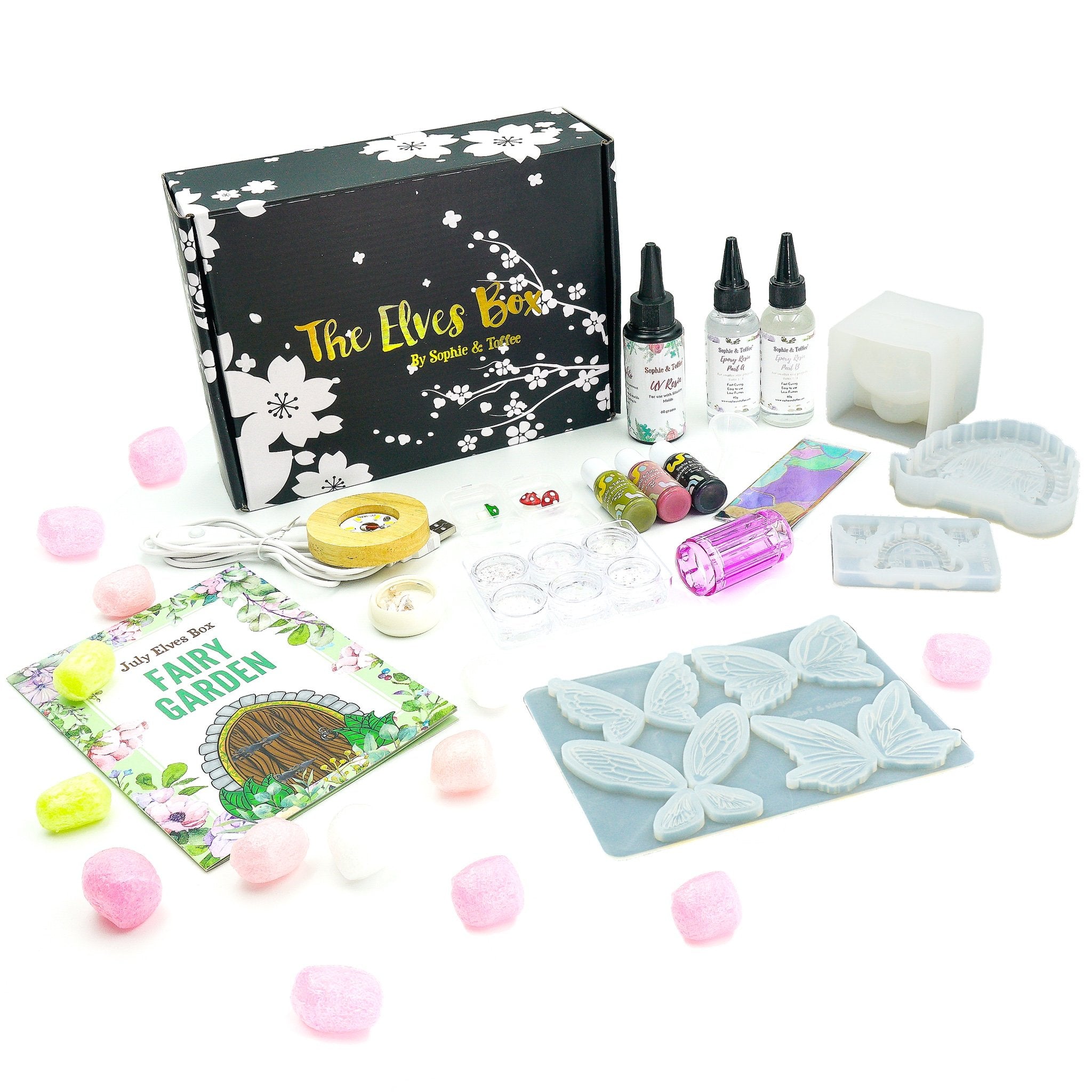 Fairy Garden Resin DIY Tutorials (July Elves Box)