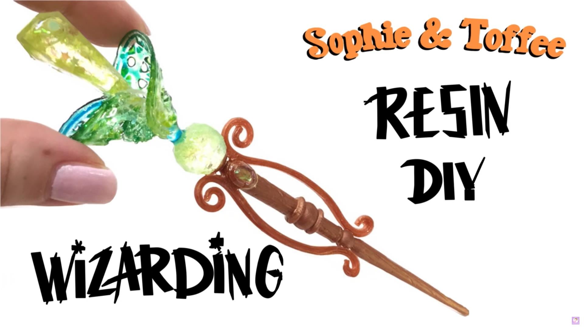 Harry Potter Inspired Resin Wands Tutorial (June's Elves Box)