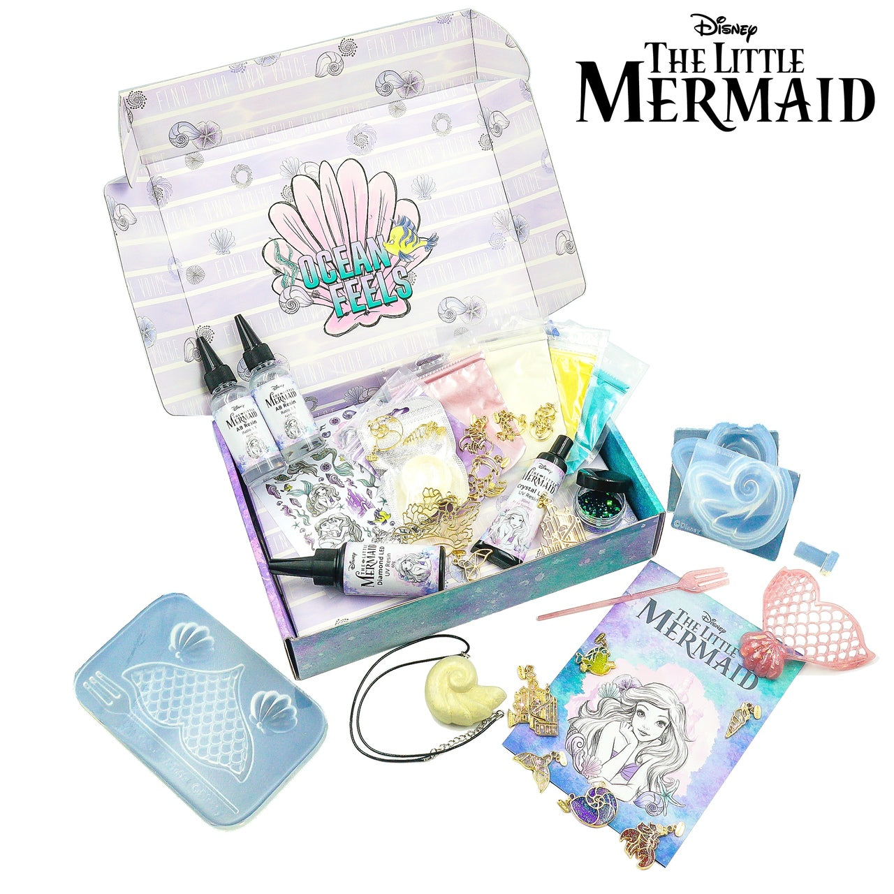 The Little Mermaid Resin Craft Box Tutorials