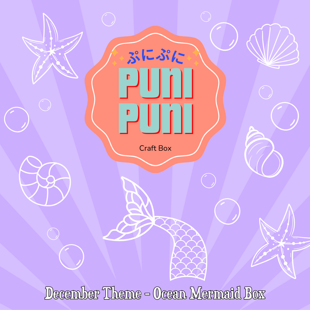 Ocean Mermaid Puni Puni Box Tutorial