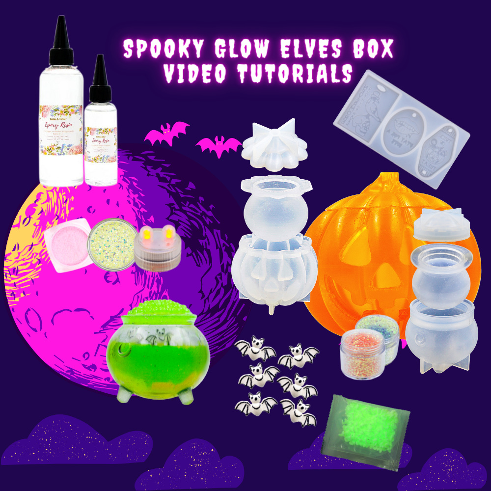 Spooky Glow Box Tutorials (September Elves Box)