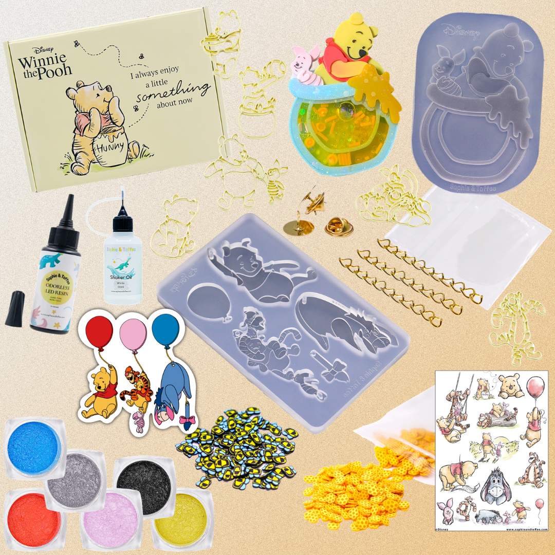 Winnie the Pooh Resin Craft Box Tutorials