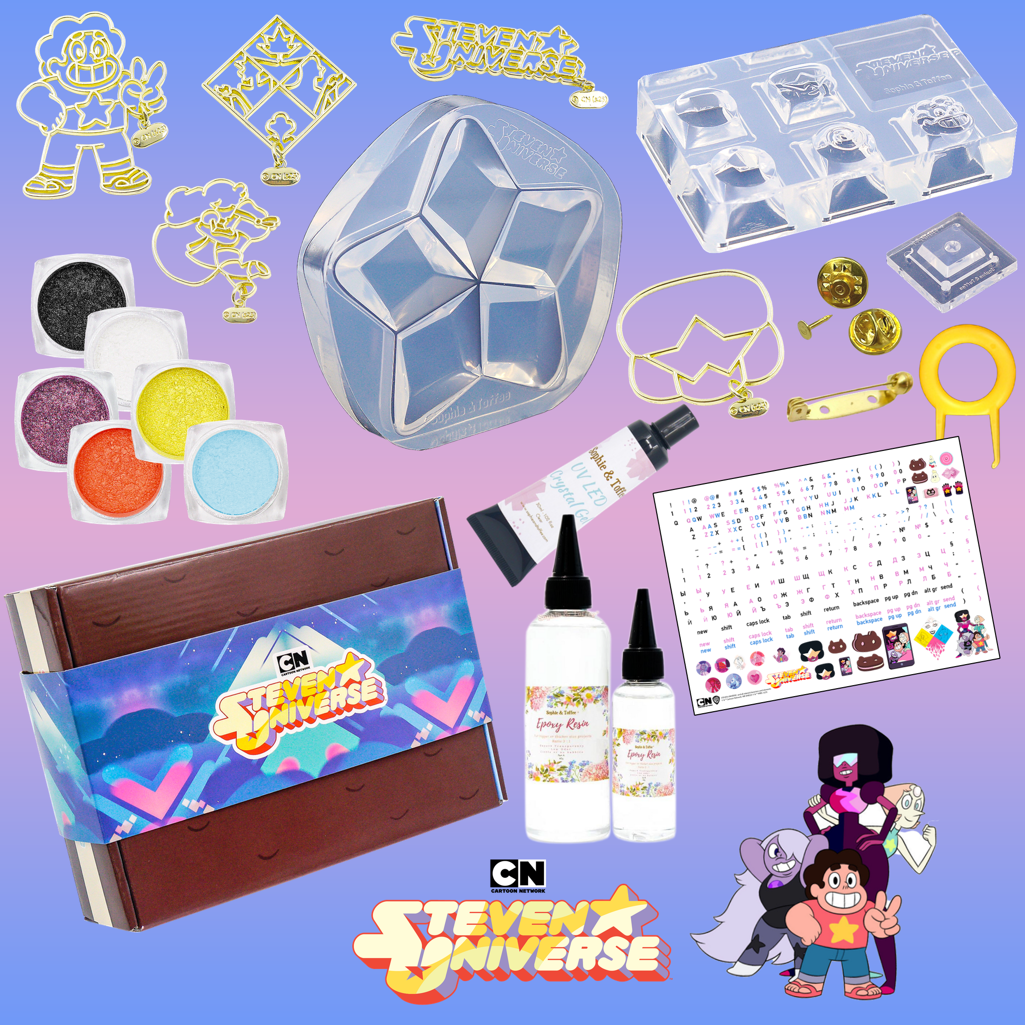 Steven Universe Resin Box Tutorials