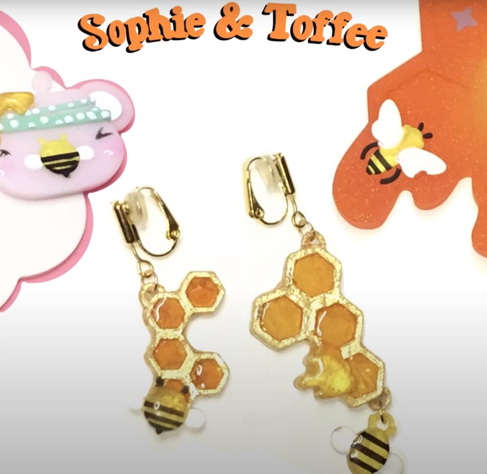 Honeycomb Bee Resin DIY Tutorial (March Elves Box).