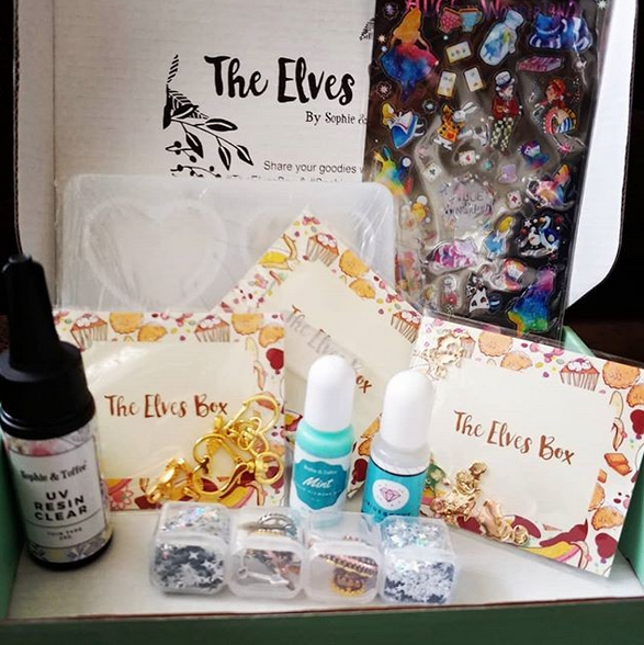 Alice Theme Puffy Heart Charm Tutorial (May's Elves Box)