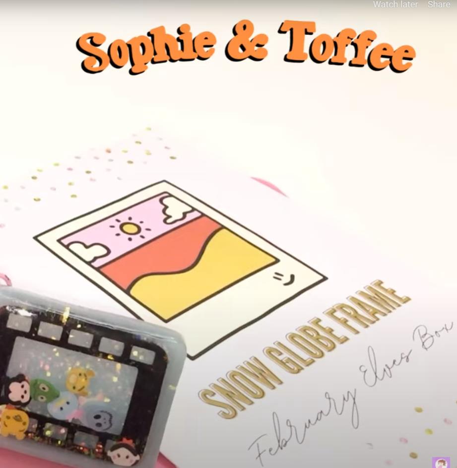 Snow Globe Frame Resin Tutorials (February Elves Box)