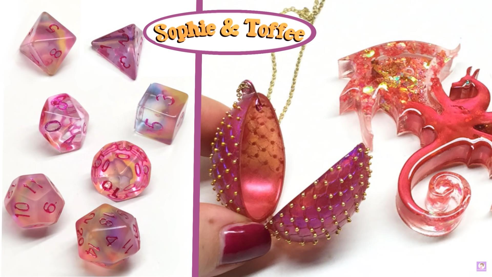 3D Dragon Egg and Dice Making Tutorial (October Elves Box)