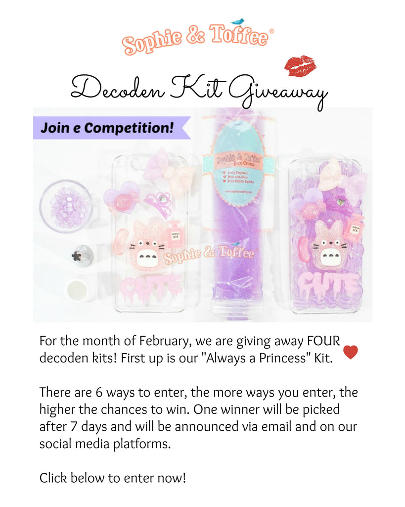 "Always a Princess" Decoden Kit Giveaway!