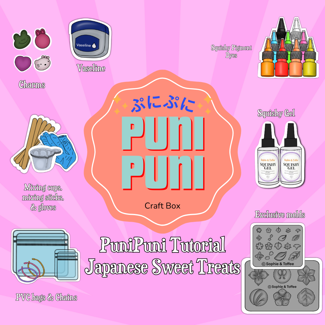 Puni Puni Japanese Sweet Treats Tutorial