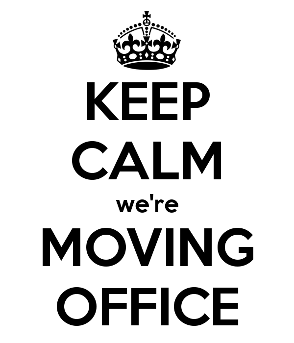 Announcement: Keep Calm, We're Moving Office!