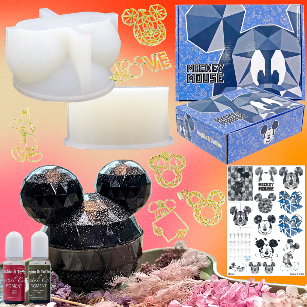 Crystal Mickey Jar Disney Box Resin Tutorials