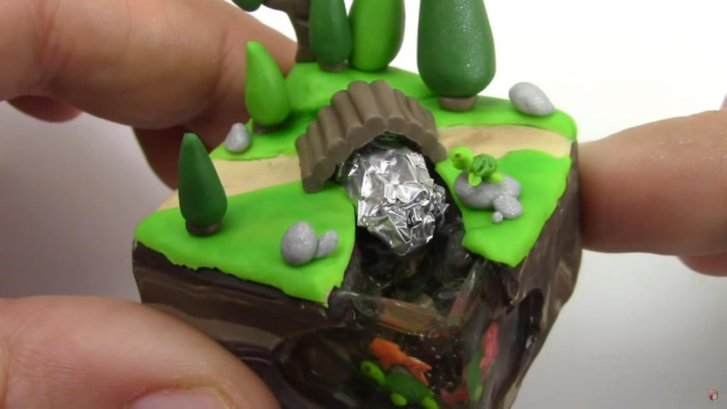 Video Tutorial: Miniature Park DIY with UV Resin