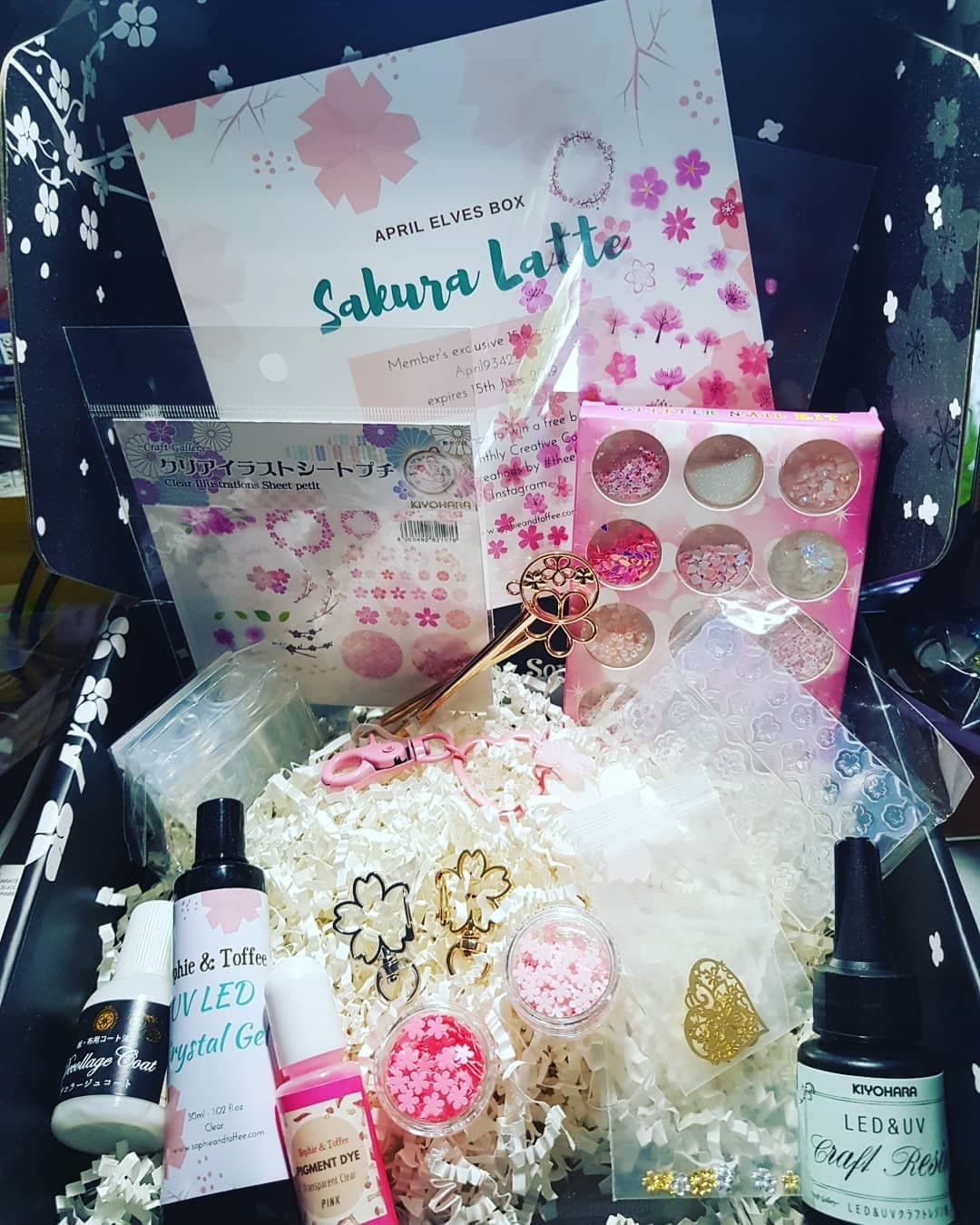 Sakura Latte Miniature Tutorial (April Elves Box)