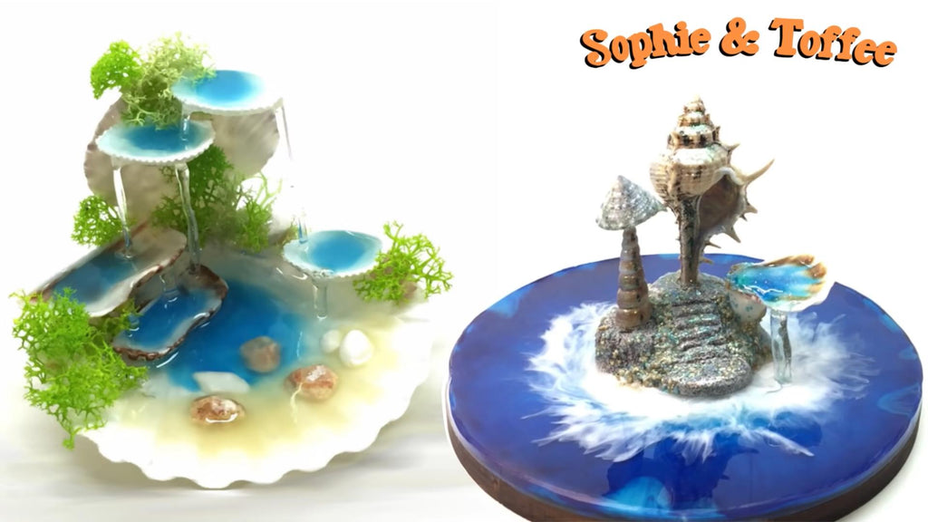 Resin Seascape Tutorial (October Elves Box)