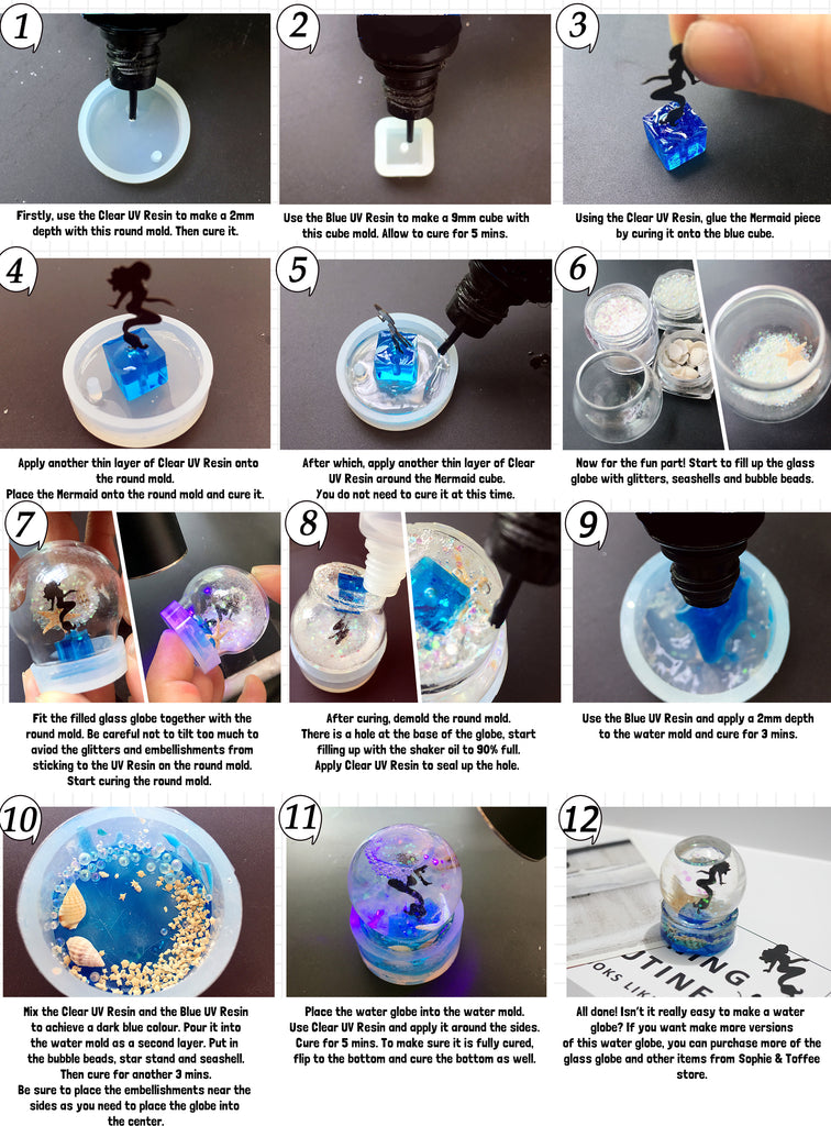 October Elves Box - How to DIY a Water Globe