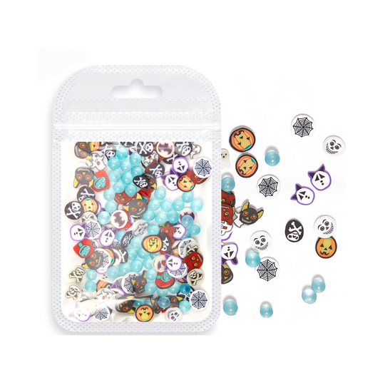 Assorted Halloween Polymer Clay Slices