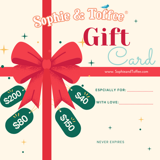 Tarjeta de regalo de Sophie &amp; Toffee