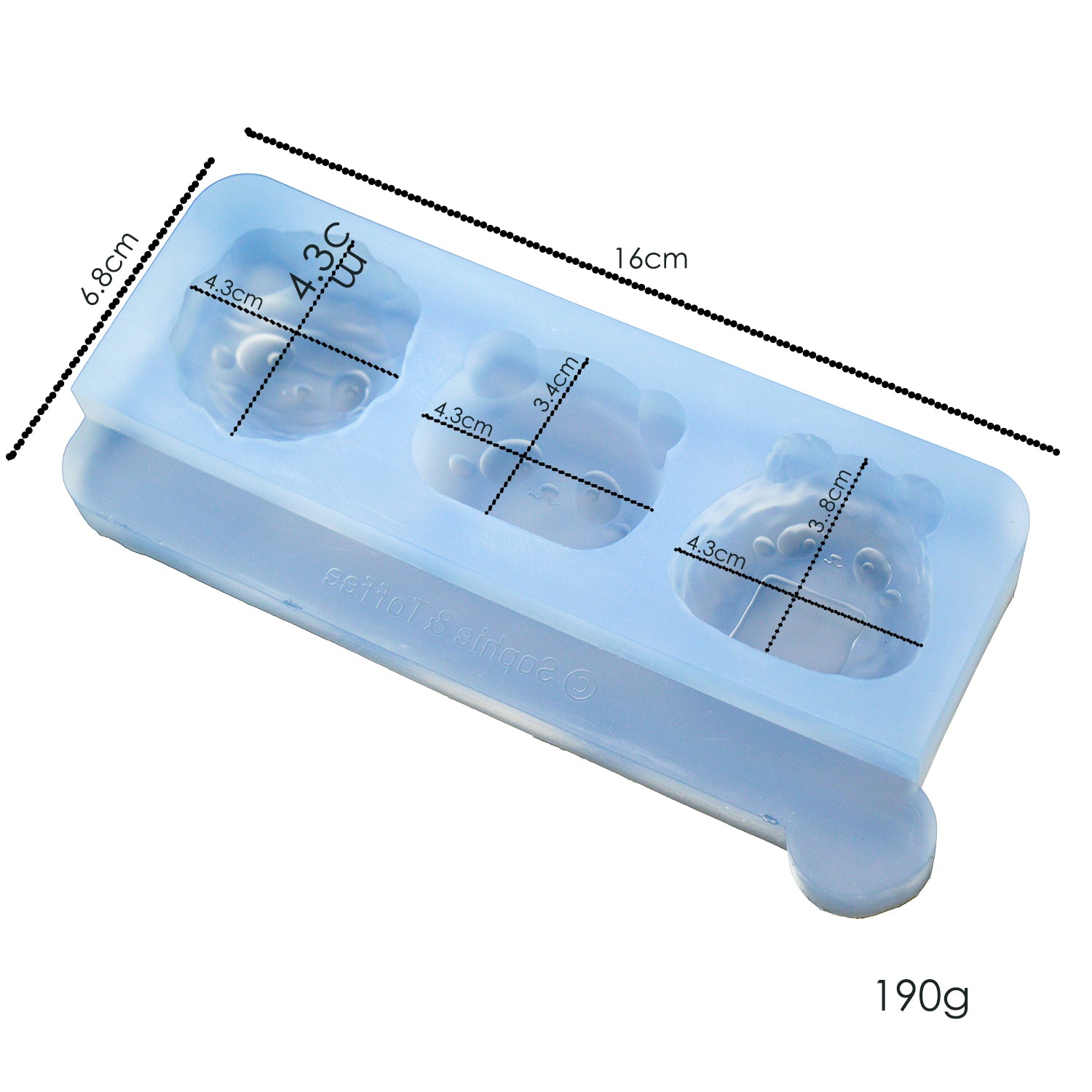 Puni Puni Exclusive Panda Box | Charm Silicone Mold | Mini Icons