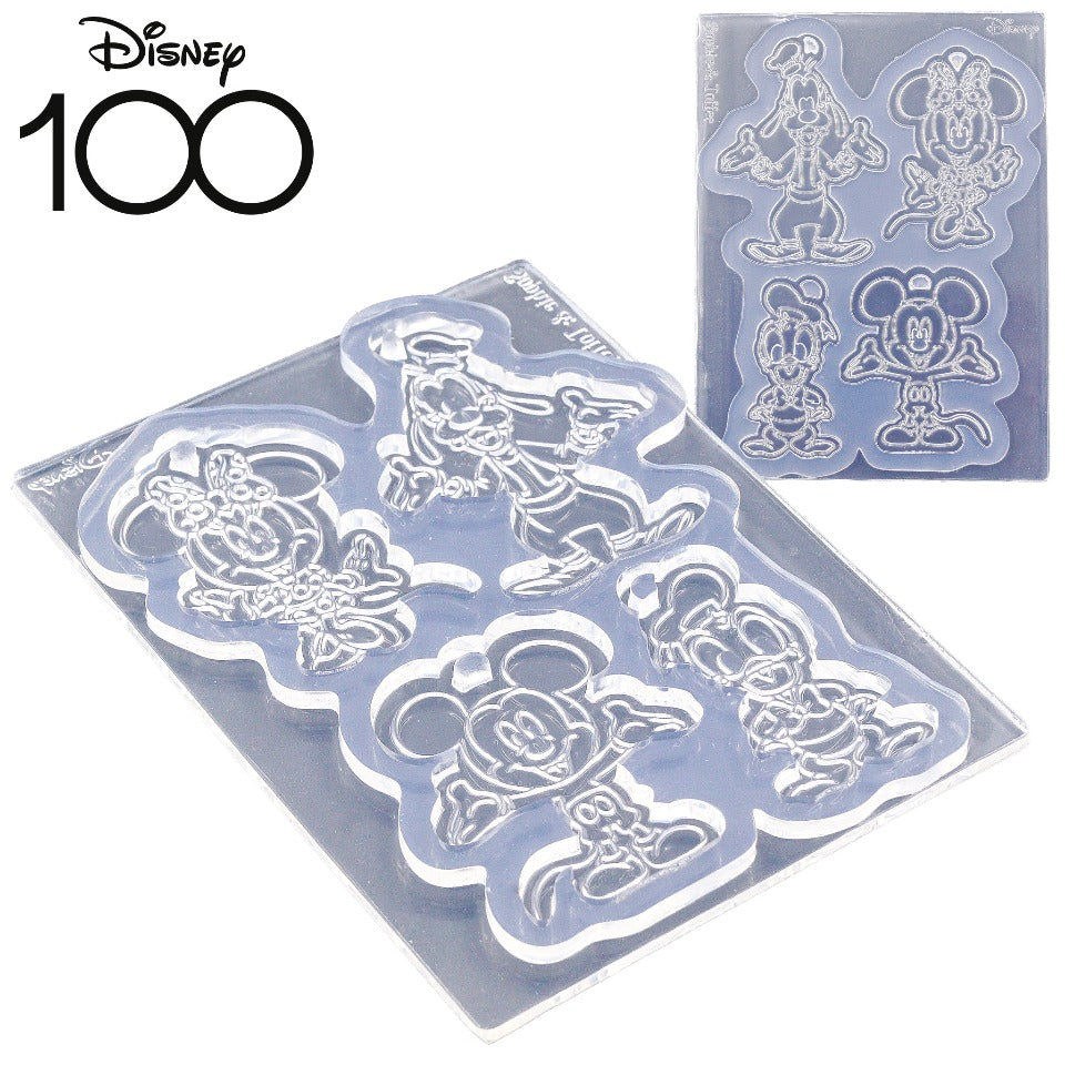 Disney Mickey & Friends Stickers Style Silicone Mold