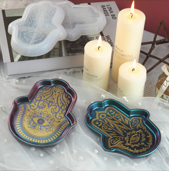 Hamsa Hand Dish Tray Silicone Mold