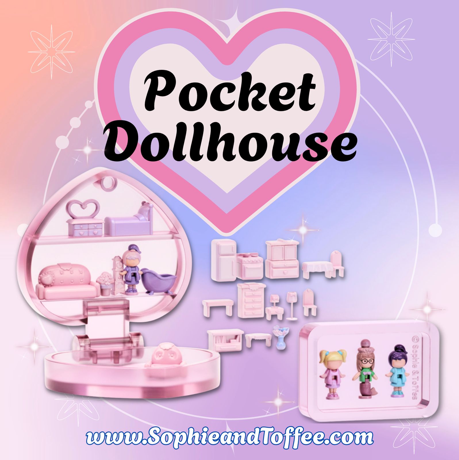 Pocket Doll House Elves Exclusive | Charm Silicone Mold | Mini