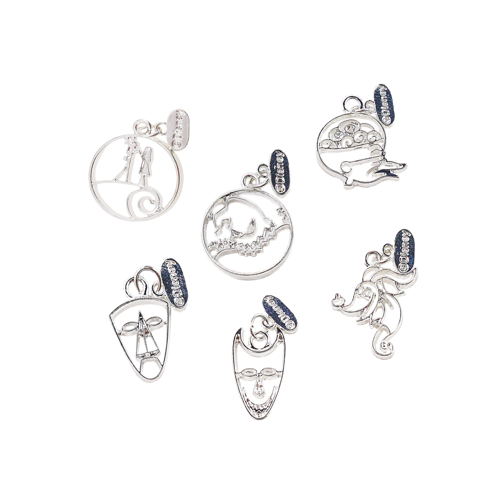 Disney Nightmare Before Christmas Open Bezel Charms (9 pieces)