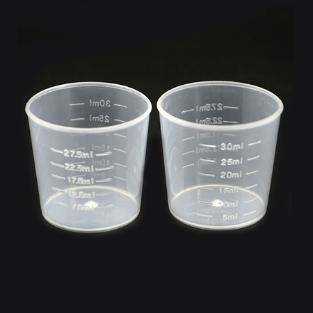 1000 pieces/lot 30 ml small measuring cup syrup of PE plastic cups with  carved measure medicine cup - AliExpress