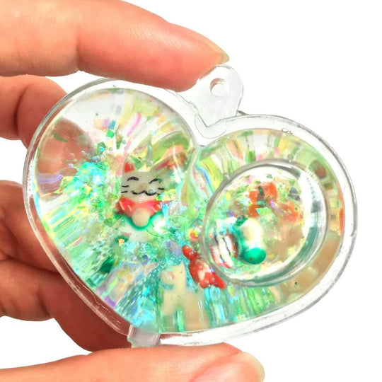 Puffy Heart Blanks Water Shaker Charm