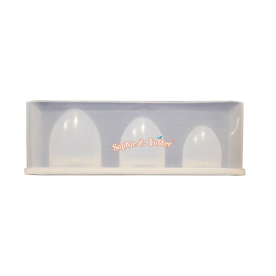 Egg Oval Shape Clear Silicone Mold