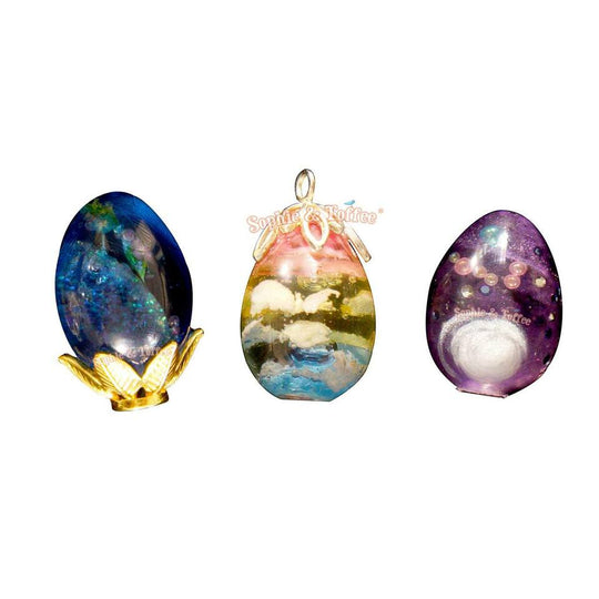 Egg Oval Shape Clear Silicone Mold