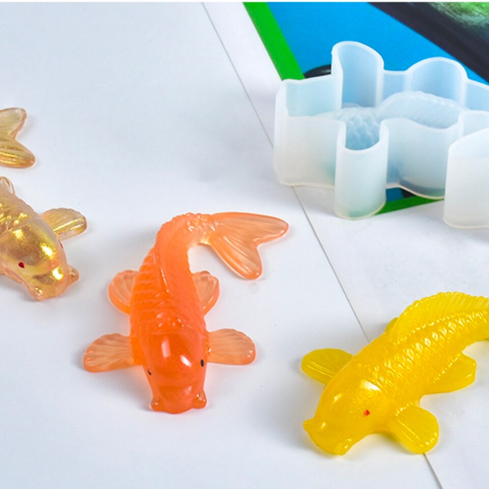 3d Lucky Koi Fish Silicone Mold Diy Resin Casting Art - Temu Canada