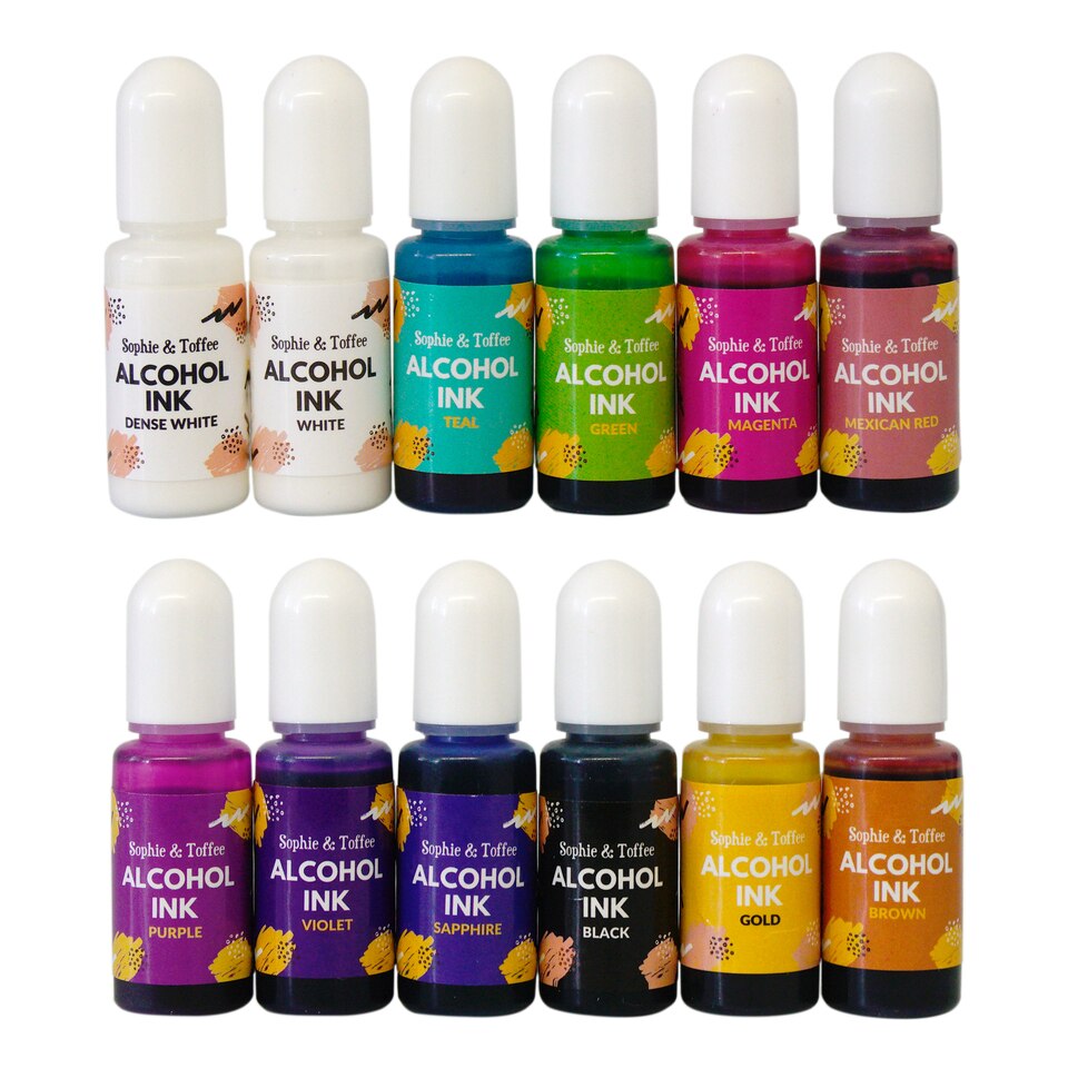 Clear Alcohol Inks for Resin Craft, Pigment Dye for Resin
