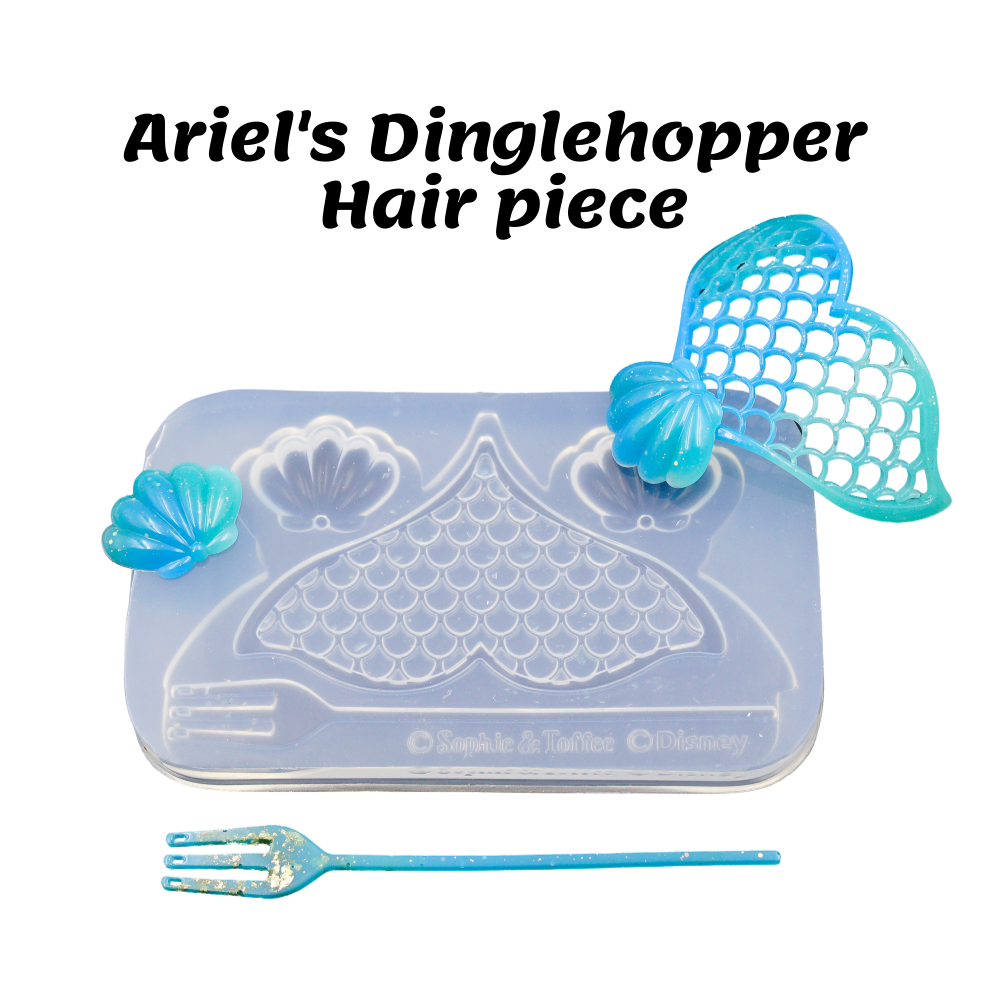 Disney The Little Mermaid Ariel's Dinglehopper Hair Silicone Mold