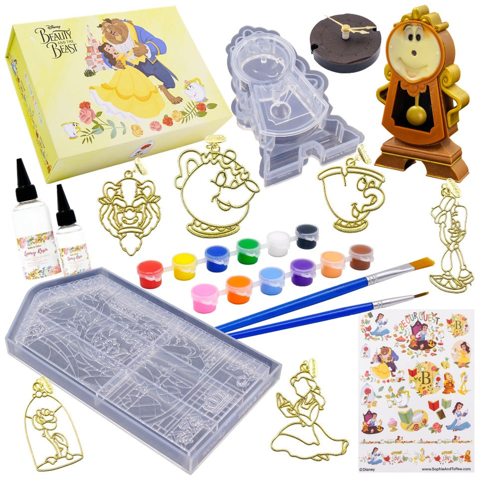 Disney Beauty And The Beast Resin Craft Box