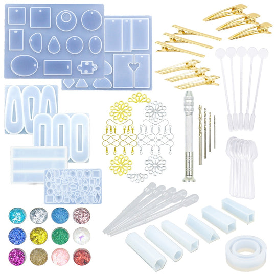 Kit de fabrication de barrettes en résine