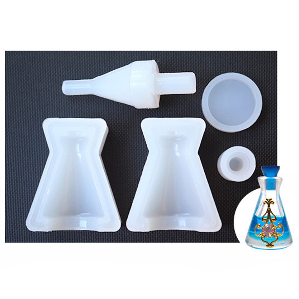 Mini Potion Bottle Shaker Silicone Mold for Epoxy Resin Art in 2023
