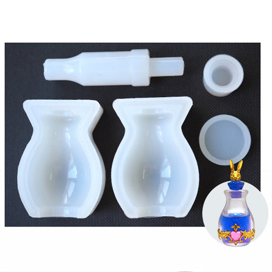 3D Miniature Bottle Silicone Mold